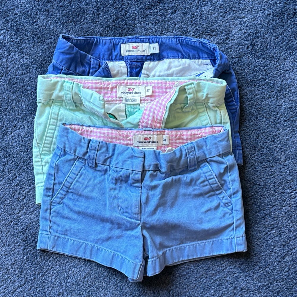 Vineyard Vines girls shorts lot 3t